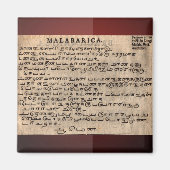 Magnet oude talen (Voorkant)