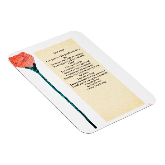 Magnet-"Our eyes"  Magneet (Rechterzijde)