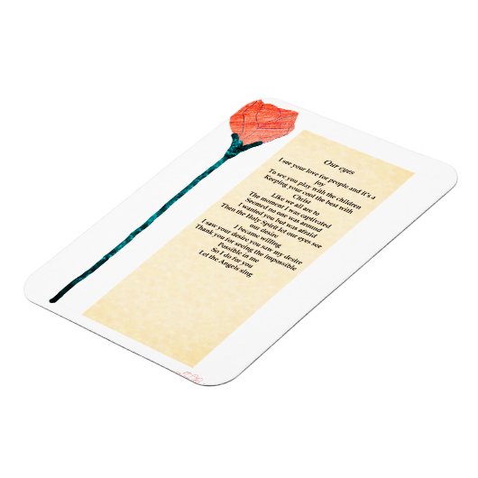 Magnet-"Our eyes"  Magneet (Linkerzijde)