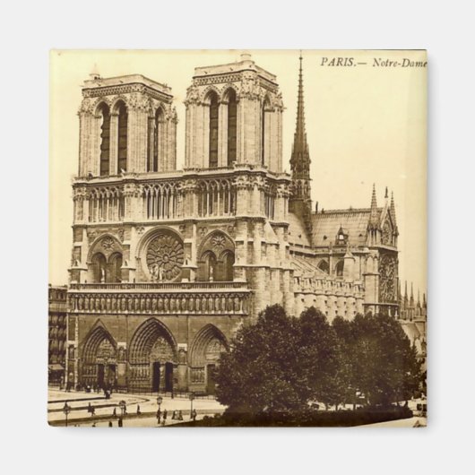 Magnet - Parijs, kathedraal van Notre-Dame (Voorkant)