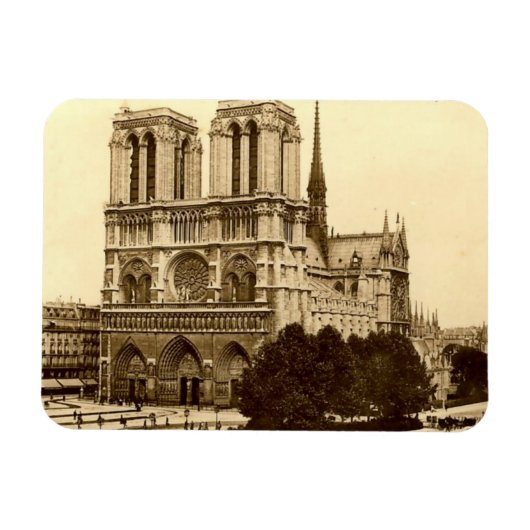 Magnet - Parijs - Notre Dame Magneet (Horizontaal)