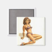 Magnet - Pin=up Girl (Voorkant / Achterkant)