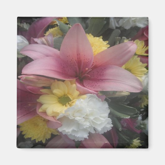 Magnet Pink Lily Beauty (Voorkant)