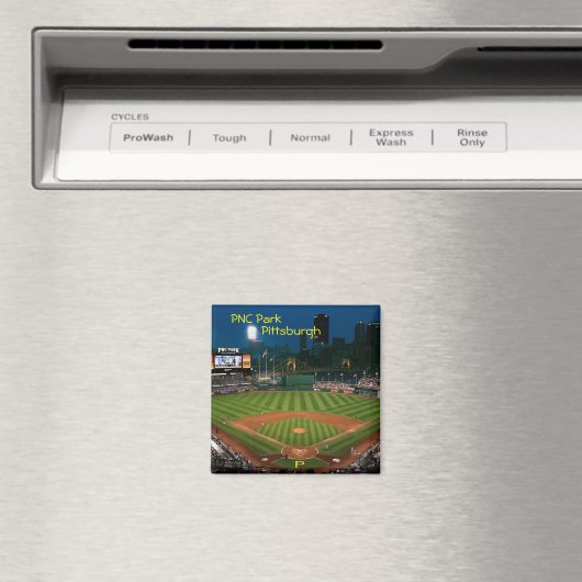 Magnet-PNC Park Pittsburgh 's nachts Magneet (Insitu (Vaatwasser))