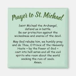 Magnet Prayer naar Saint Michael de Archangel Favo