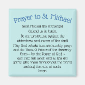 Magnet Prayer naar Saint Michael de Archangel Gift (Voorkant)