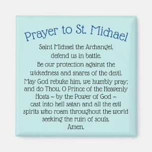 Magnet Prayer naar Saint Michael de Archangel Gift