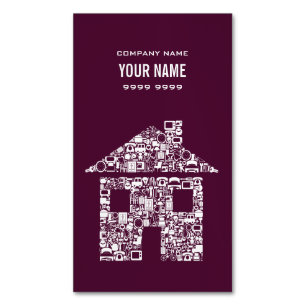 Magnet Professional House Vastgoed Promotie Magnetisch Visitekaartje