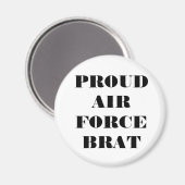 Magnet Proud Air Force Brat (Voorkant / Achterkant)