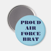 Magnet Proud Air Force Brat (Voorkant / Achterkant)