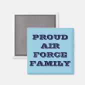 Magnet Proud Air Force Familie (Voorkant / Achterkant)