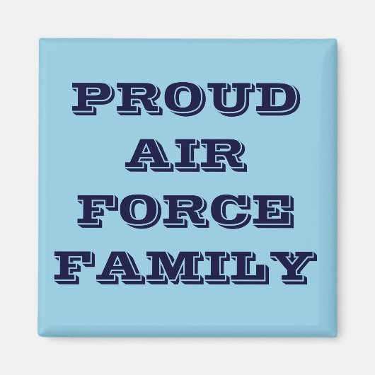 Magnet Proud Air Force Familie (Voorkant)
