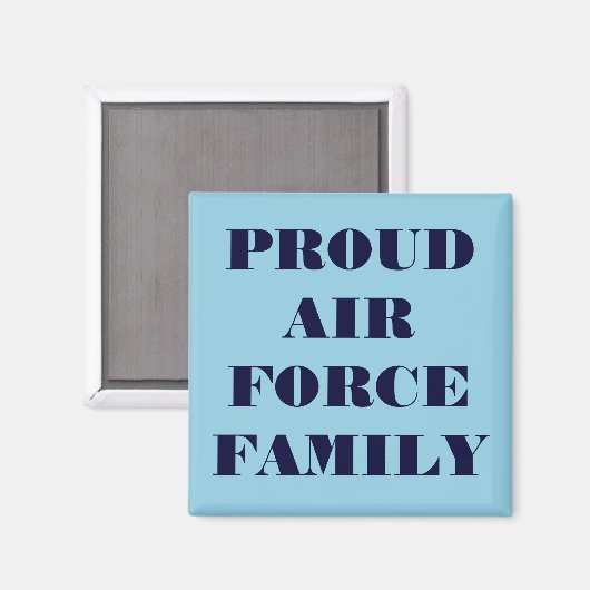 Magnet Proud Air Force Familie (Voorkant / Achterkant)
