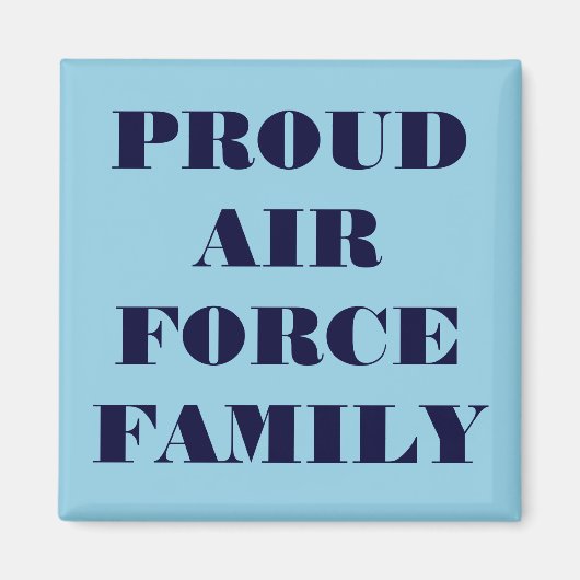 Magnet Proud Air Force Familie (Voorkant)