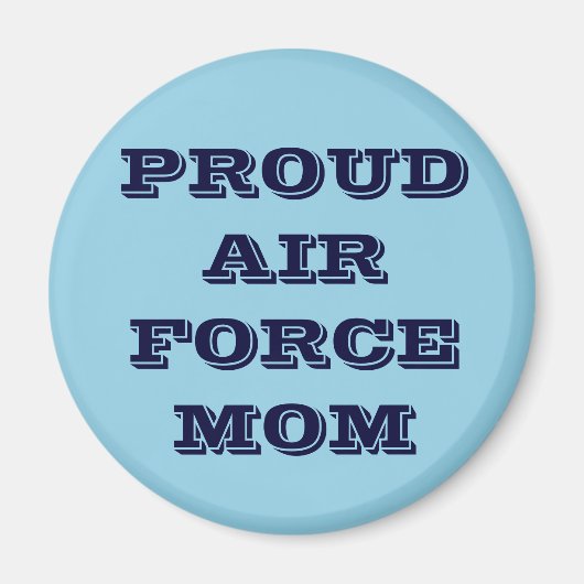 Magnet Proud Air Force mama (Voorkant)