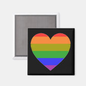 Magnet Rainbpw Heart (Voorkant / Achterkant)