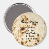 Magnet Recipe Tortilla Homemade (Voorkant / Achterkant)
