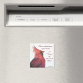 Magnet Red Kardinaal Bird (Insitu (Vaatwasser))