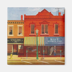 Magnet ~ RETRO midden-eeuwse STAD STORE-FRONTS
