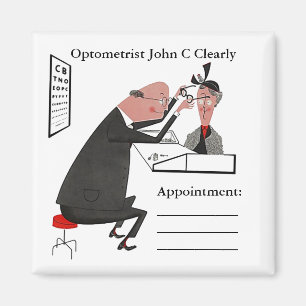 Magnet ~ RETRO Optometrist Eye Doctor Appointment