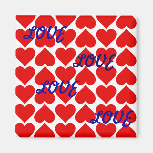 Magnet - Rode harten - LOVE LADER