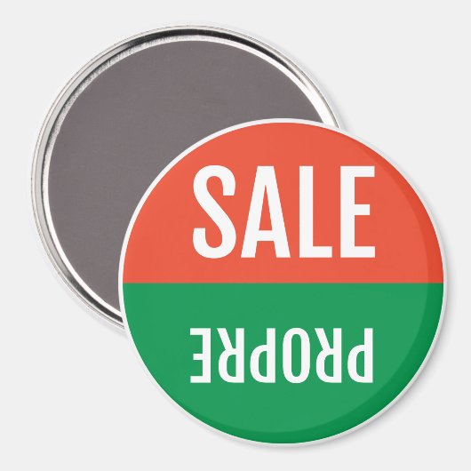 Magnet Sale - Eigen vaatwasser (Voorkant / Achterkant)