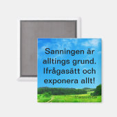 Magnet — Sanningen (Voorkant / Achterkant)