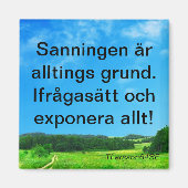 Magnet — Sanningen (Voorkant)