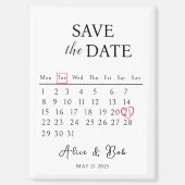 Magnet save the dates, Customizable Save the Date  (Voorkant)