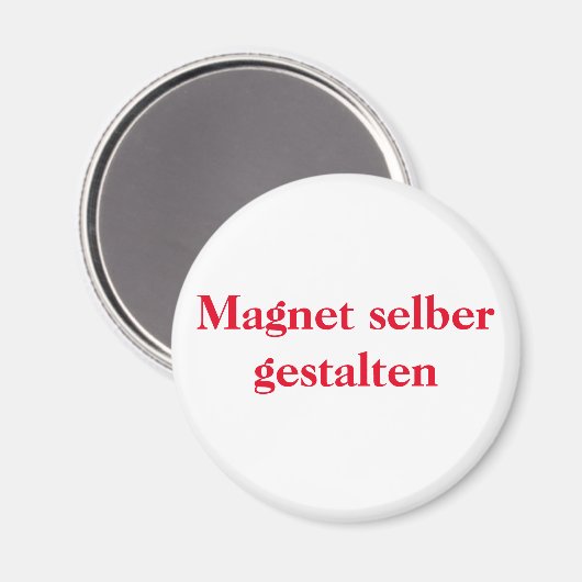 Magnet selber gestalten (Voorkant / Achterkant)