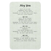 magnet sheet-Hey you - Magneet (Verticaal)