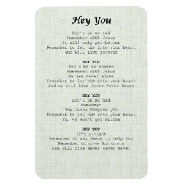 magnet sheet-Hey you - Magneet