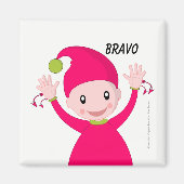 Magnet signe LSF bravo (Voorkant)