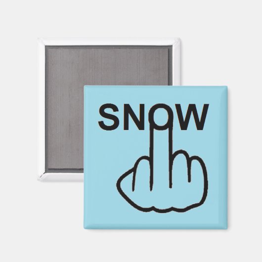 Magnet Sneeuwlip (Voorkant / Achterkant)