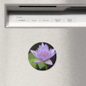 Magnet, Soft Lavender Water Lily Magneet (Insitu (Vaatwasser))