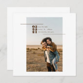 Magnet sparen de Datum (Voorkant / Achterkant)