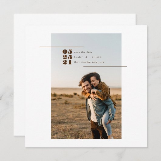 Magnet sparen de Datum (Voorkant / Achterkant)