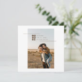 Magnet sparen de Datum (Staand voorkant)