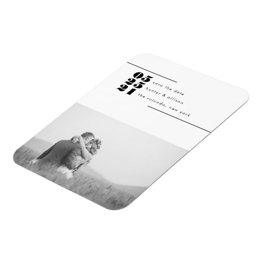 Magnet sparen de Datum Magneet (Linkerzijde)