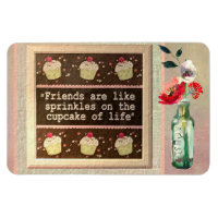 MAGNET SPECIALE VRIENDEN VERGROTEN ONZE LEVEN