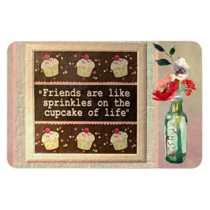 MAGNET SPECIALE VRIENDEN VERGROTEN ONZE LEVEN MAGNEET