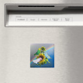 Magnet - Speelgoed Birds op Zonnebloem (Insitu (Vaatwasser))