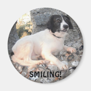 Magnet Sprollie VIsiting Castle Smiling