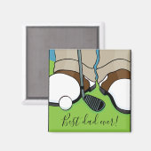 Magnet Square Best Dad ooit (Voorkant / Achterkant)