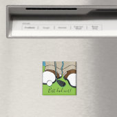 Magnet Square Best Dad ooit (Insitu (Vaatwasser))