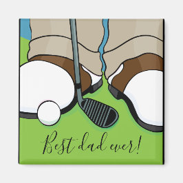 Magnet Square Best Dad ooit