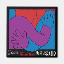 Magnet Square Dankuwel en Merci