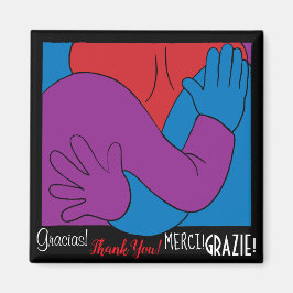 Magnet Square Dankuwel en Merci