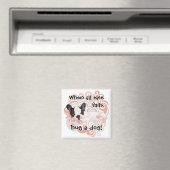 Magnet Square Hug a Dog (Insitu (Vaatwasser))