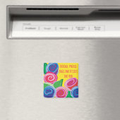 Magnet Square Hugs en Kisses (Insitu (Vaatwasser))